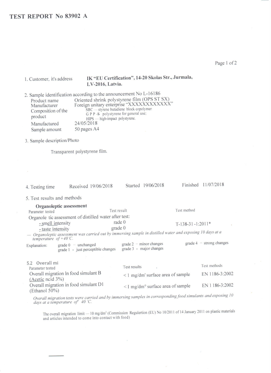 Регламент (ЄС) 10/2011 про пластмаси застосовується до одношарових та багатошарових пластиків, незалежно від того, пов'язані вони клеєм чи ні, а також до шарів пластику у складі декількох матеріалів та виробів, тобто пластиків у поєднанні з іншими матеріалами, такими як папір та/або алюміній. Вироби з друкарського пластику та вироби, покриті покриттями, крім пластикових шарів або покриттів, що утворюють прокладки в ковпачках та затворах, також підпадають під дію Регламенту про пластмаси, тоді як іонообмінні смоли, гума та силікон виходять за межі його дії. Положення про пластмаси не призначене для регулювання складу друкарських фарб, клеїв та покриттів, але коли друкарські фарби, покриття та клеї, нанесені на пластикові основи, містять речовини, перелічені в Регламенті з пластмас, і цим речовинам присвоєно певні межі міграції (SML), внесок в міграцію цих речовин із фарб, покриттів та клеї необхідно враховувати при оцінці відповідності вимогам SML.